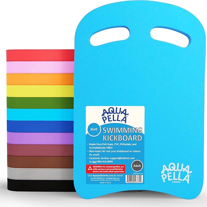 Aquapella Swimming Kickboard - One Size Fits All - A Great Training Aid for Children and Adults-StrideForce Fitness