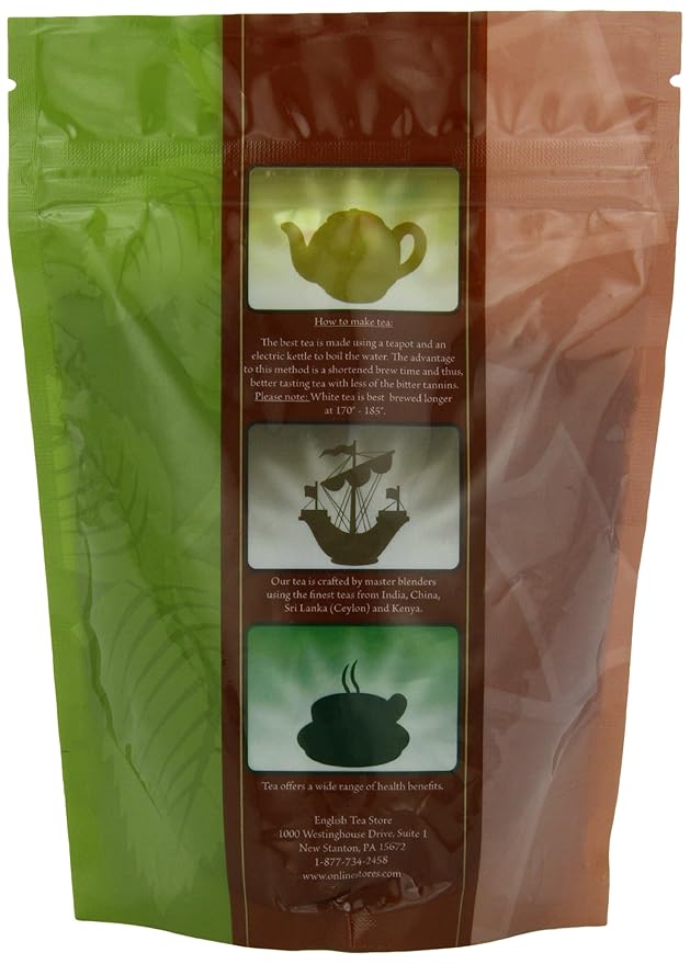 English Tea Store Organic Osprey Gunpowder Green Tea Pouches - 4oz | Loose Leaf Chinese Green Tea | Premium Zhejiang Leaves | Rolled for Freshness | Smooth Bold Taste-StrideForce Fitness