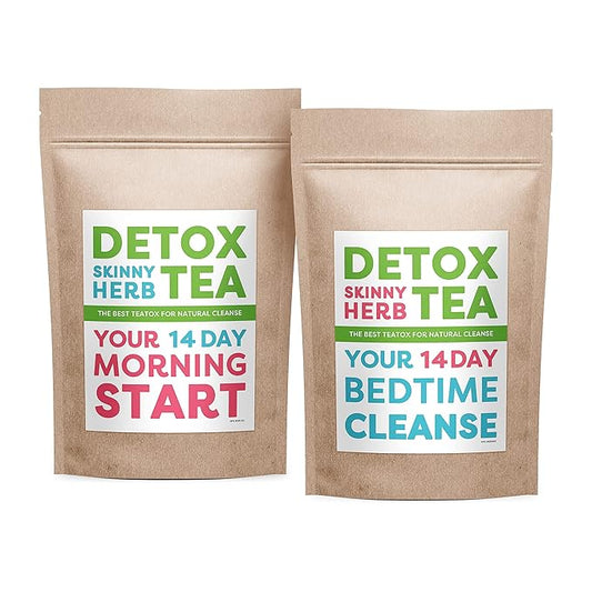 14 Day Teatox: Detox Skinny Herb Tea - Effective Detox Tea - Helps with Bloating and Constipation - Supports Body Cleanse - 100% NATURAL-StrideForce Fitness