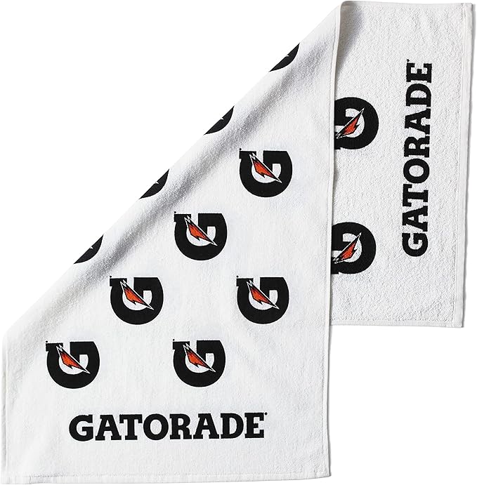 Gatorade Sideline Towel, White, 39 x 21"-StrideForce Fitness