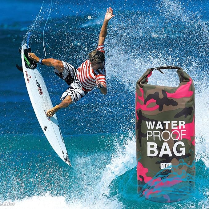Waterproof Dry Bag 2L/5L/10L/15L/20L/30L, Roll Top Sack Keeps Gear Dry for Kayaking, Rafting, Boating, Swimming, Camping, Hiking, Beach, Fishing with Free Waterproof Phone Case-StrideForce Fitness