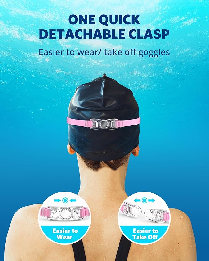 Aegend Swim Goggles, Swimming Goggles No Leaking Full Protection Adult Men Women Youth-StrideForce Fitness