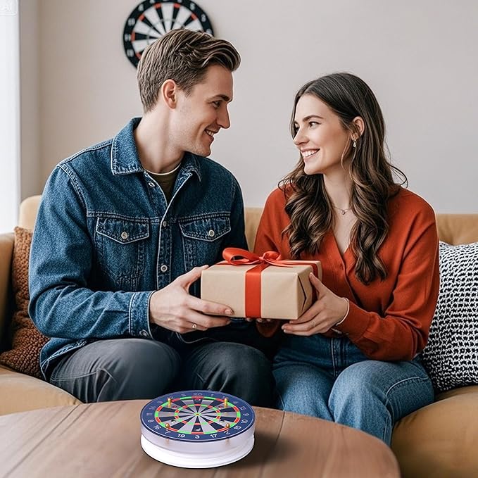 Light Up Dart Holder, Acrylic Dart Holder with Multiple Color Modes and Brightness Adjustment Function with Remote Control, Birthday Christmas Dart Gifts for Men or Darts Enthusiasts-StrideForce Fitness