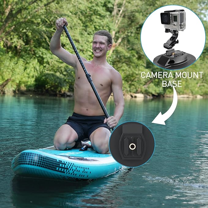 UPWELL 11’6”/11'2”/11'/10'8”/10'6”/10'2” Inflatable Stand Up Paddle Board with sup Accessories Including Backpack, Repairing Kits, Non-Slip Deck, Leash, 3 Fins, Paddle and Hand Pump-StrideForce Fitness