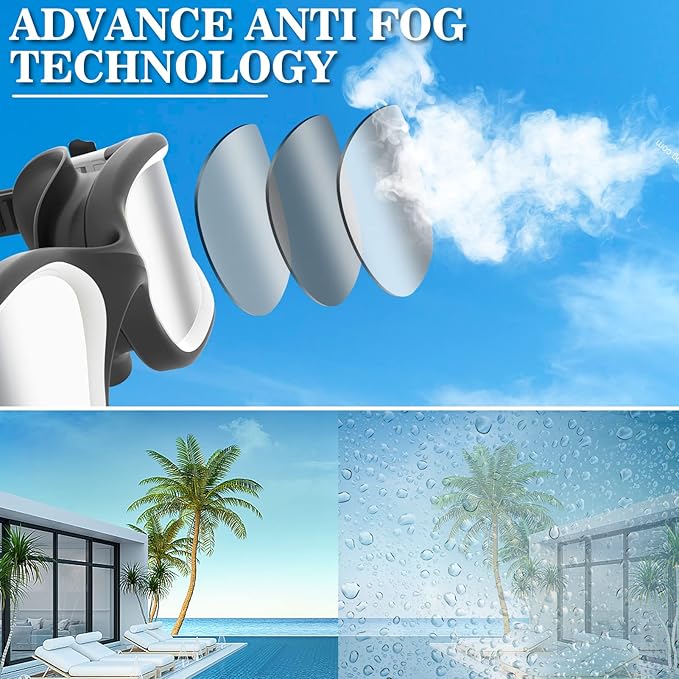 WIN.MAX Polarized Swimming Goggles Swim Pool Goggles Anti Fog Anti UV No Leakage Clear Vision for Men Women Adults Teenagers-StrideForce Fitness