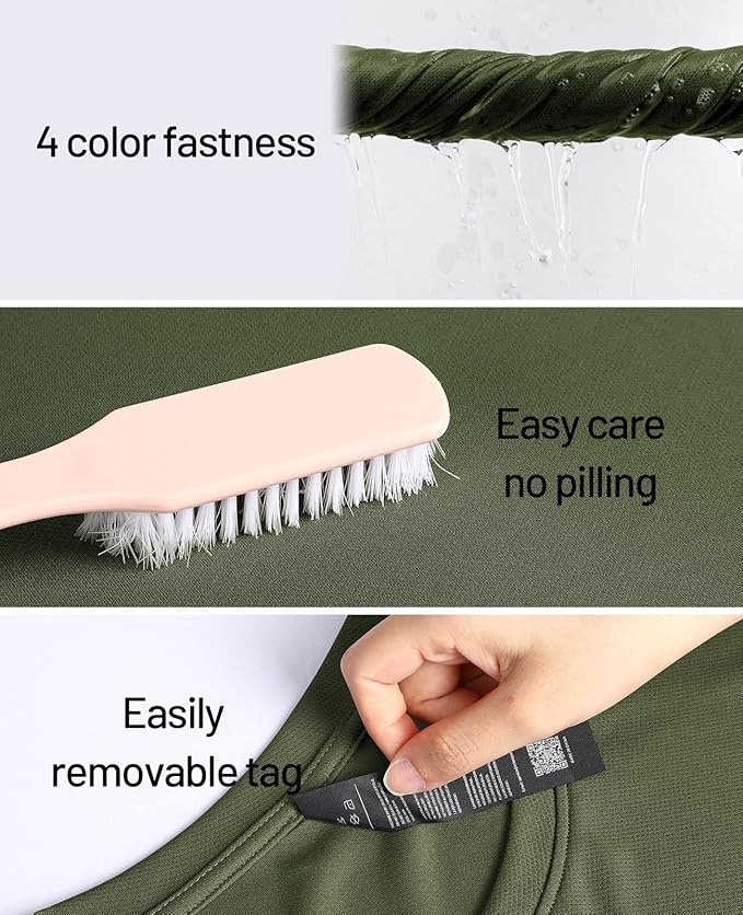 MIER Men's Quick Dry Workout Shirts Moisture Wicking Running Athletic Performance T-Shirts Recycled Polyester Top Tee-StrideForce Fitness