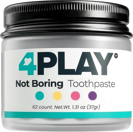 Toothpaste Tablets with Nano-Hydroxyapatite - Teeth Whitening Fluoride-Free Natural Remineralizing Enamel Repair Gum Powder Tabs with Xylitol for Sensitive Tooth Cavity Care and Fresh Breath