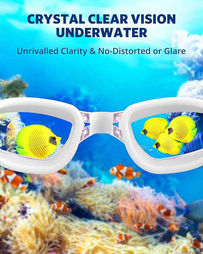 Aegend Swim Goggles, Swimming Goggles No Leaking Full Protection Adult Men Women Youth-StrideForce Fitness