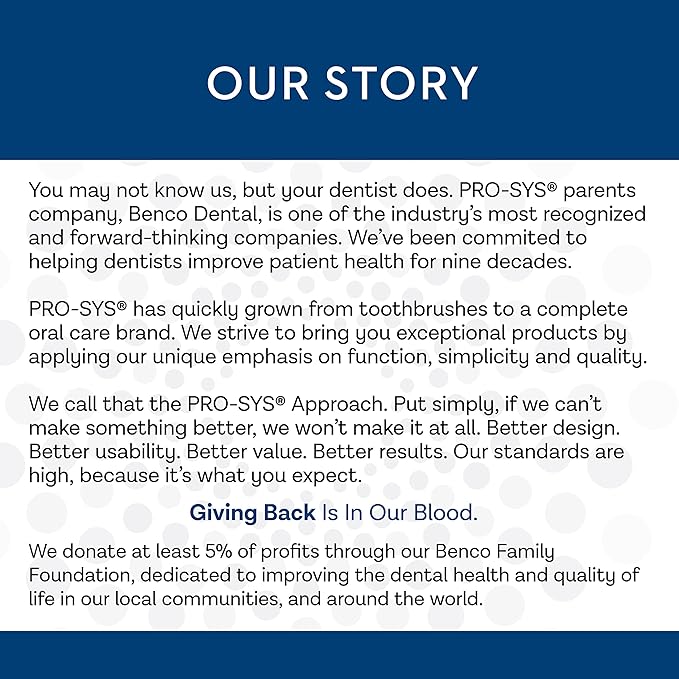 PRO-SYS® Mint Fluoride Toothpaste Gel, ADA Approved, Prevents Cavities, Gingivitis, and Plaque, Pack of 3