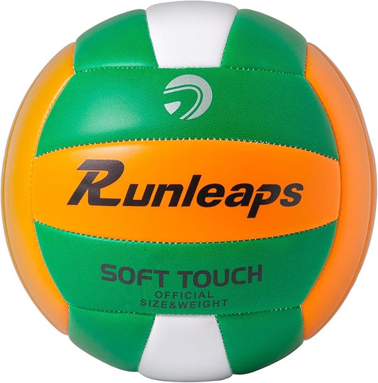 Beach Volleyball Official Size 5 Soft Waterproof Volleyball Sand Sports PU Ball for Indoor, Outdoor, Pool, Gym, Training-StrideForce Fitness