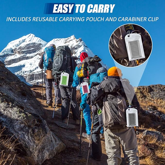 Biange Cooling Towel (Pack of 20, 40"x12") with Pouches for Sports, Workout, Fitness, Gym, Yoga, Golf, Pilates, Travel, Camping & More-StrideForce Fitness