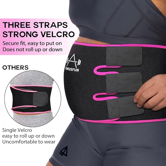 Waist Trimmer Belt Men Sweat Band Stomach Wrap, Waist Trainer for Women Workout-StrideForce Fitness
