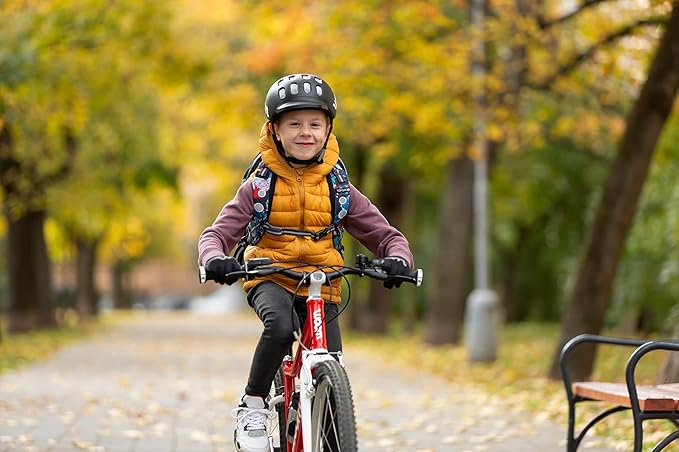 woom Kids’ Bike Helmet, Adjustable Children's Pinch-Free Helmet for Roller Skating & Scooting, Safe Bicycle & Cycling Helmet for Boys & Girls (1-14 Years Old)-StrideForce Fitness