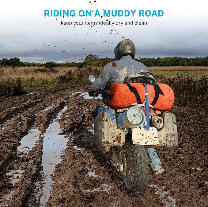 Gonex 40L 60L 80L Extra Large Waterproof Duffle Travel Dry Duffel Bag Heavy Duty Bag with Durable Straps & Handles for Kayaking Paddleboarding Boating Rafting Fishing-StrideForce Fitness