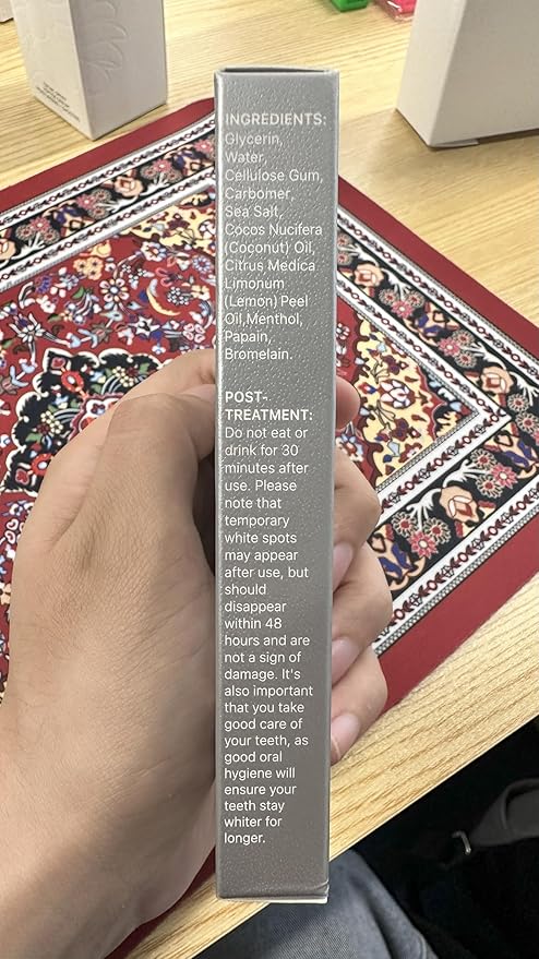 InoPro Natural Teeth Whitening Strips Kit 14 Treatments - Sensitive Teeth Whitener, Peroxide Free with Papain, Bromelain, Coconut Oil, White Strips for Teeth Whitening (28 Strips)