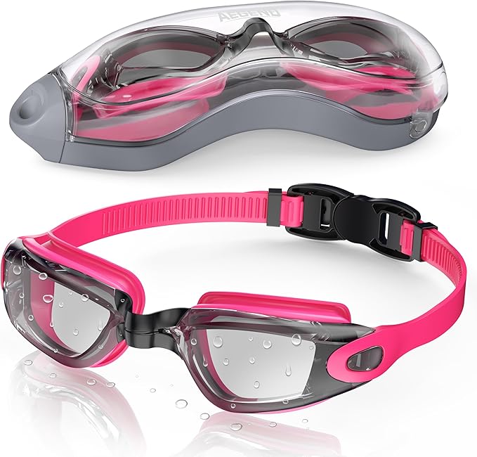 Aegend Swim Goggles, Swimming Goggles No Leaking Full Protection Adult Men Women Youth-StrideForce Fitness