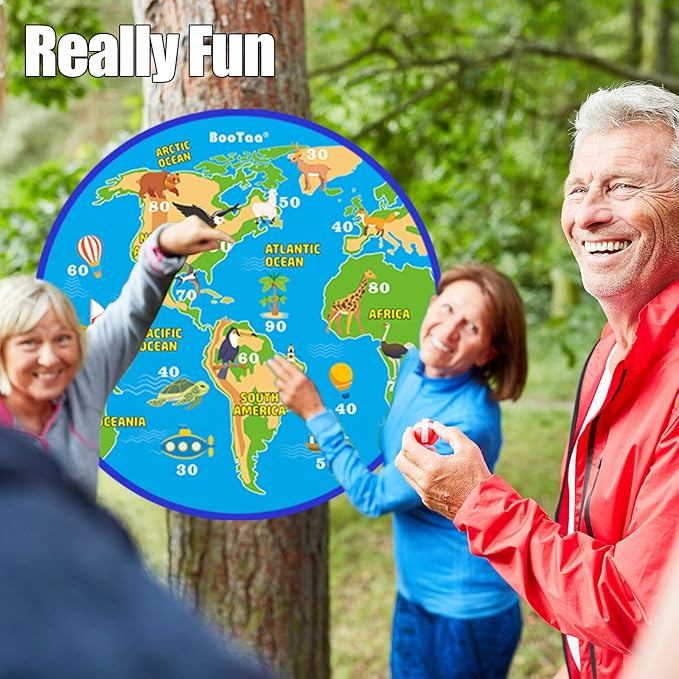 BooTaa 29" Large Dart Board for Kids, Kids Dart Board with Sticky Balls, Boys Toys, Indoor/Sport Outdoor Fun Party Play Game Toys, Birthday Gifts for 3 4 5 6 7 8 9 10 11 12 Year Old Boys Girls-StrideForce Fitness