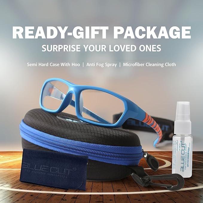 BLUE CUT Sports Protection Goggles, Photochromic Lenses Safety Glasses for Basketball, Pickleball and Outdoor Sports-StrideForce Fitness