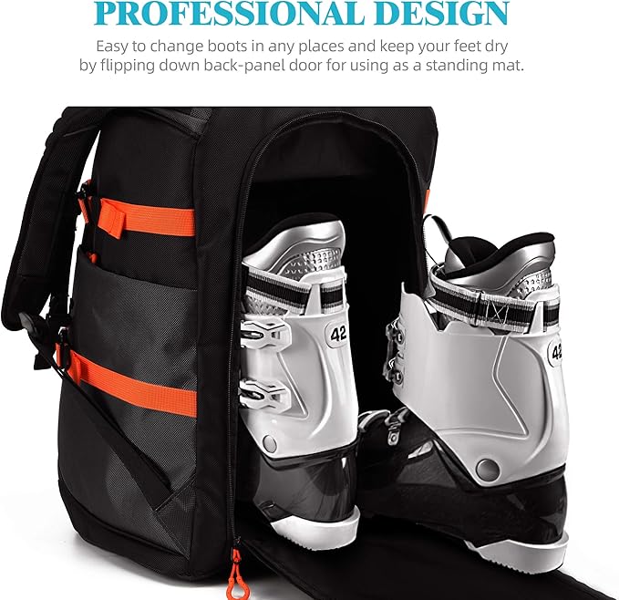 Ski/Snowboard Boot Bag/Skating Bag | Excellent for Store and Transport Gear, Jacket, Helmet, Goggles, Gloves & Accessories-StrideForce Fitness