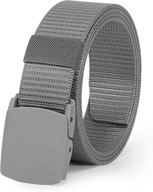 JASGOOD Nylon Canvas Breathable Military Tactical Men Waist Belt With Plastic Buckle-StrideForce Fitness