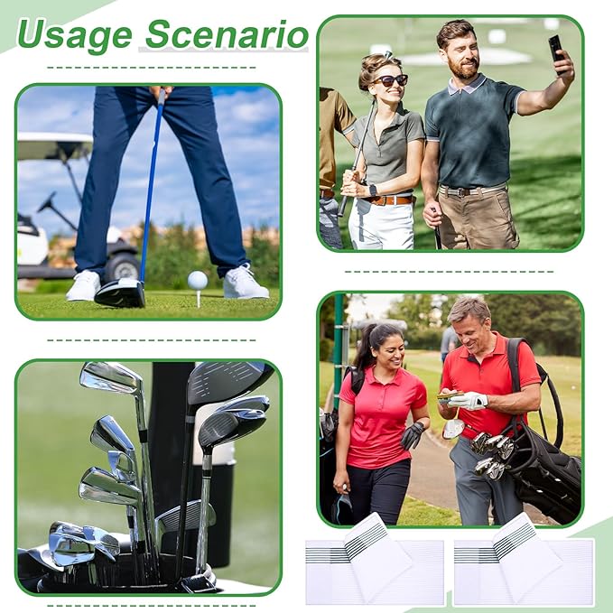 Mixweer Caddy Golf Towel 22" x 42" Large Caddy Towel Camping Sport Towels Cotton Soft Towels for Man Golf Lovers-StrideForce Fitness