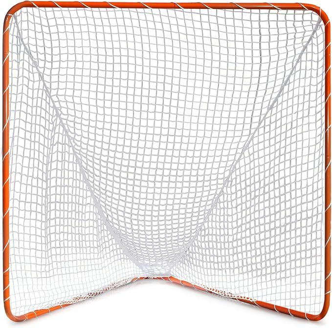 Velocity - Lacrosse Goal - Portable Steel Frame with Black Net, Perfect for Youth and Adult Training, Backyard Design-StrideForce Fitness