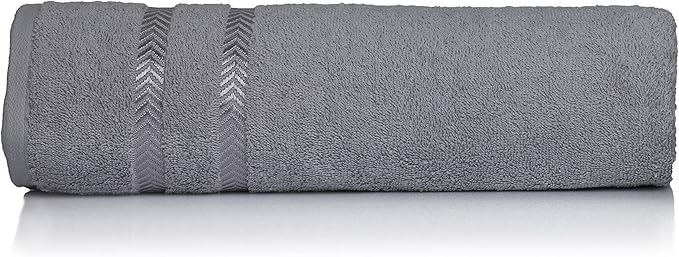 CASA COPENHAGEN Ember, 500 GSM, 16x28 Inches, Hand Towels, Set of 12 Towels, Super Soft and Absorbent, Egyptian Cotton Towels for Bathroom & Kitchen - Light Grey +White +Black +Dark Grey-StrideForce Fitness