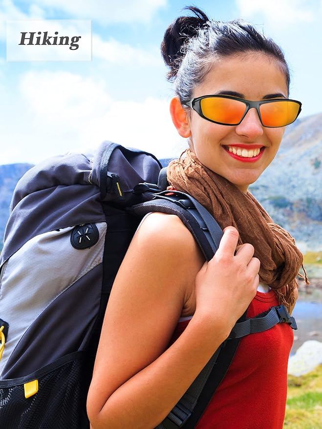 Frienda 6 Pack Polarized Sport Sunglasses for Men Multipack Fit over Glasses Pack Lot Set Men's Sport Fishing Eyeglasses-StrideForce Fitness