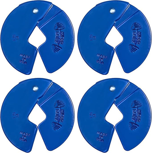 Micro Gainz Dumbbell Fractional 1.25lb Weight Plate, Ideal for Micro Loading, (Choose Color) 4 Piece Fractional Weight Plates, Designed for Dumbbell Training, Made In USA-StrideForce Fitness