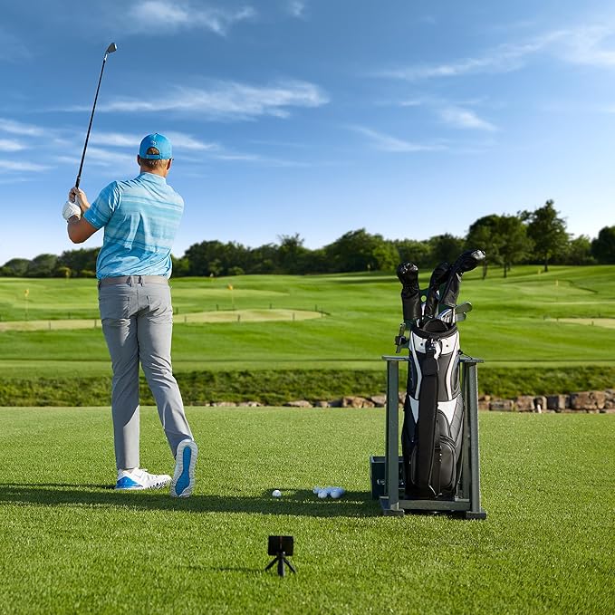 Garmin Approach R10 Portable Golf Launch Monitor | Take Your Game Home or Practice at The Driving Range | Track Metrics, Record Video or Play 43,000+ Courses with Signature Series Golf Towel-StrideForce Fitness