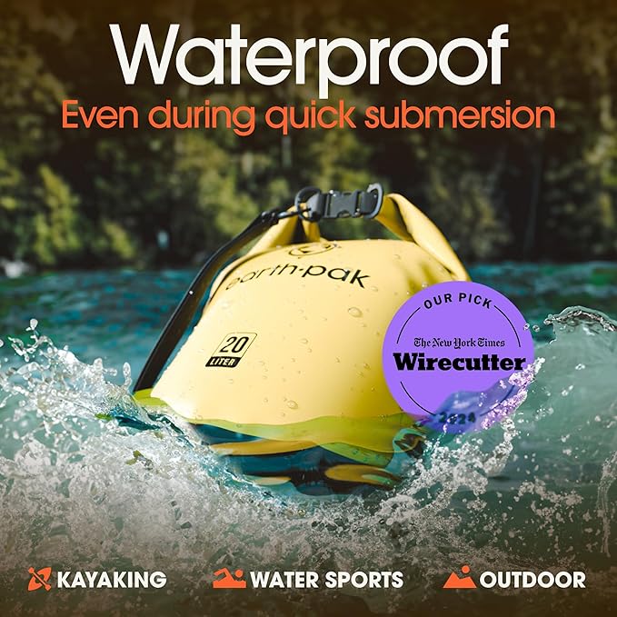 Earth Pak Waterproof Dry Bag - Roll Top Waterproof Backpack Sack Keeps Gear Dry for Kayak with Waterproof Phone Case-StrideForce Fitness