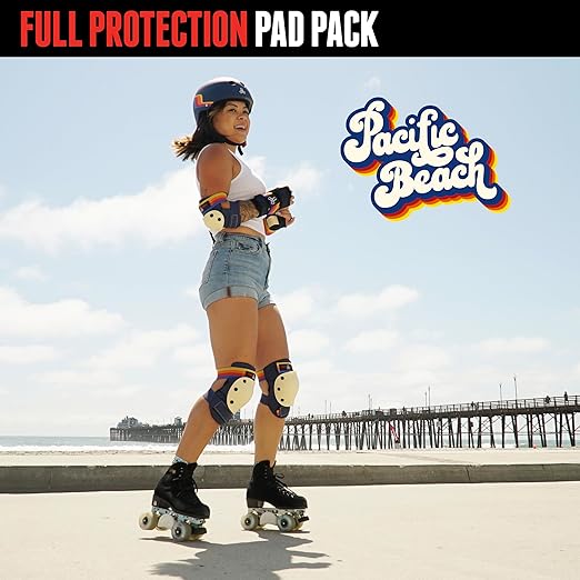 Triple Eight Saver Series 3-Pack Pad Set– Ideal for Skateboarding, In-line Skating, Roller Skating, and Biking-StrideForce Fitness