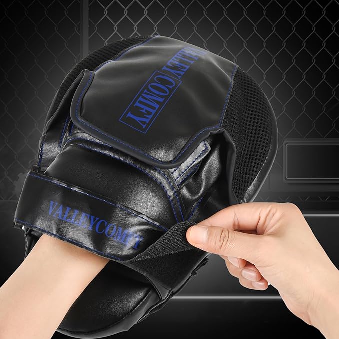 Valleycomfy Boxing Punching Mitts,Boxing Pads Mitts for Men,Ideal for Boxing Training,Kickboxing,Martial Arts-StrideForce Fitness