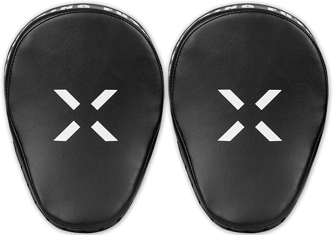 Punching Mitts for Boxing Leather Curved Punch Mitts Men & Women MMA Training Equipment Muay Thai Sparring Training Mitts MMA Hitting Pads Available Multiple Colors-StrideForce Fitness
