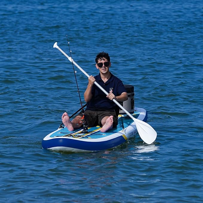 Tuxedo Sailor Kids Inflatable Paddle Board Lightweight and Safe Fishing Stand Up Paddle Board for Adults with Accessories-StrideForce Fitness