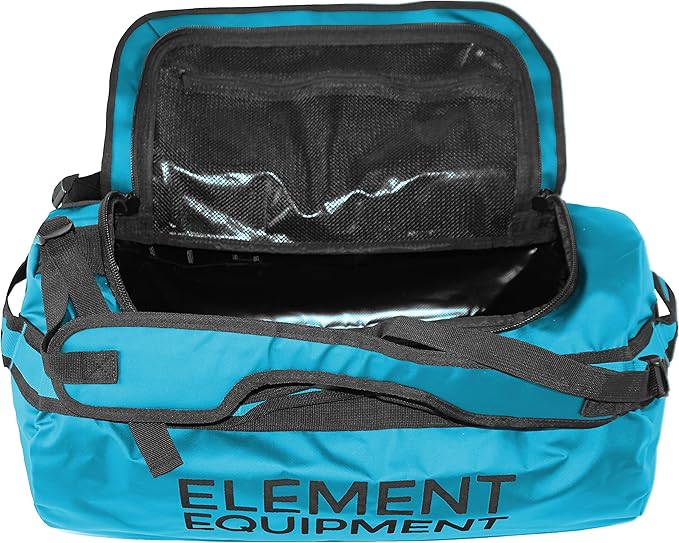 Element Equipment Trailhead Duffel Bag Shoulder Straps Waterproof Teal Large-StrideForce Fitness