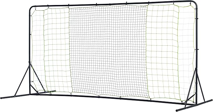 Franklin Sports Soccer Rebounder - Tournament Steel Rebounding Net - Perfect for Backyard Practice and Training - 12' x 6' & 6' x 4'-StrideForce Fitness