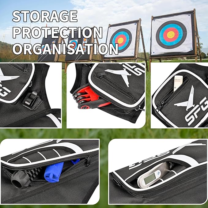 SPG Arrow Quiver Archery Hip Quiver, Durable Adjustable Waist Belt Three Arrows Tube for Arrow Storage Compound Bow Recurve Bow Accessories-StrideForce Fitness