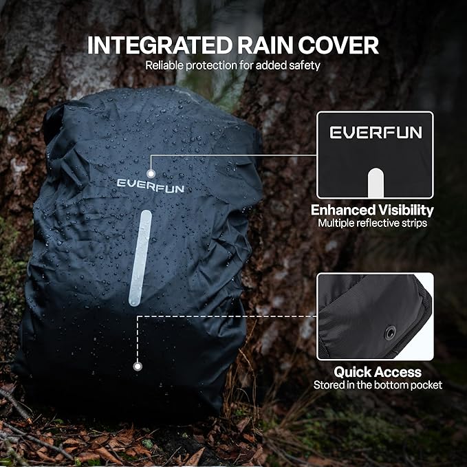 Everfun Hydration Backpack 18L with Water Bladder 2L/3L Hiking Water Backpack Women Men Hydration Pack Insulated Lightweight Day Hydropack with Storage for Hiking, Biking, Running, Festival-StrideForce Fitness