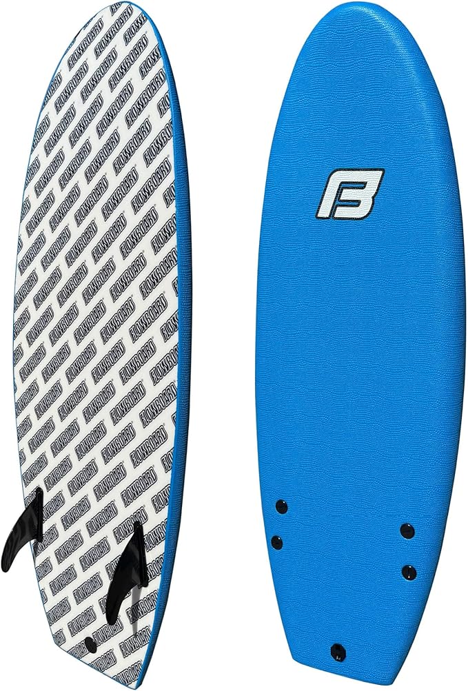 4'10" FUNBOARD Beginner Learning Softboard Surfboard Foam-StrideForce Fitness