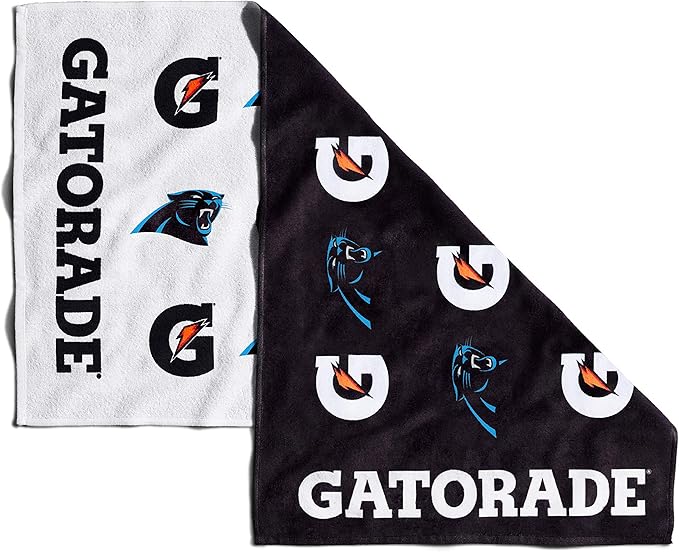 Gatorade Carolina Panthers Towel, 21" x 39”-StrideForce Fitness