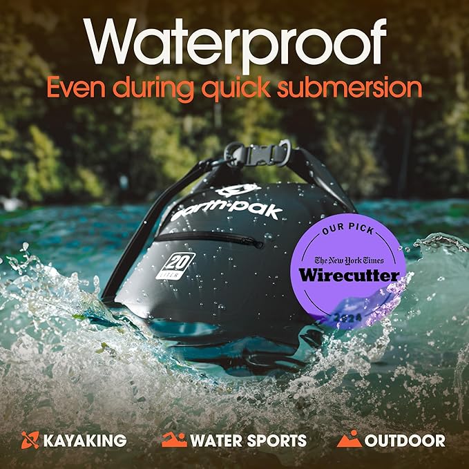 Earth Pak Waterproof Dry Bag - Roll Top Waterproof Backpack Sack Keeps Gear Dry for Kayak with Waterproof Phone Case-StrideForce Fitness