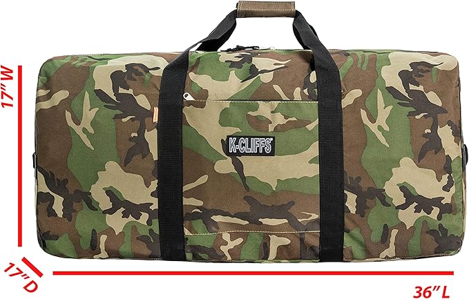Heavy Duty Cargo Duffel Large Sport Gear Drum Set Equipment Hardware Travel Bag Rooftop Rack Bag-StrideForce Fitness