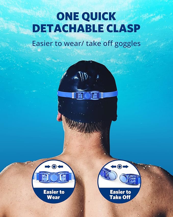 Aegend Swim Goggles, Swimming Goggles No Leaking Full Protection Adult Men Women Youth-StrideForce Fitness