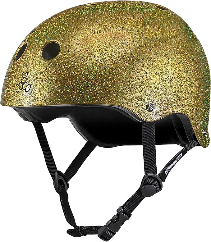 Triple Eight Deep Cover Helmet - Ideal for Skateboarding, Bicycling, BMX, and Roller Skating-StrideForce Fitness