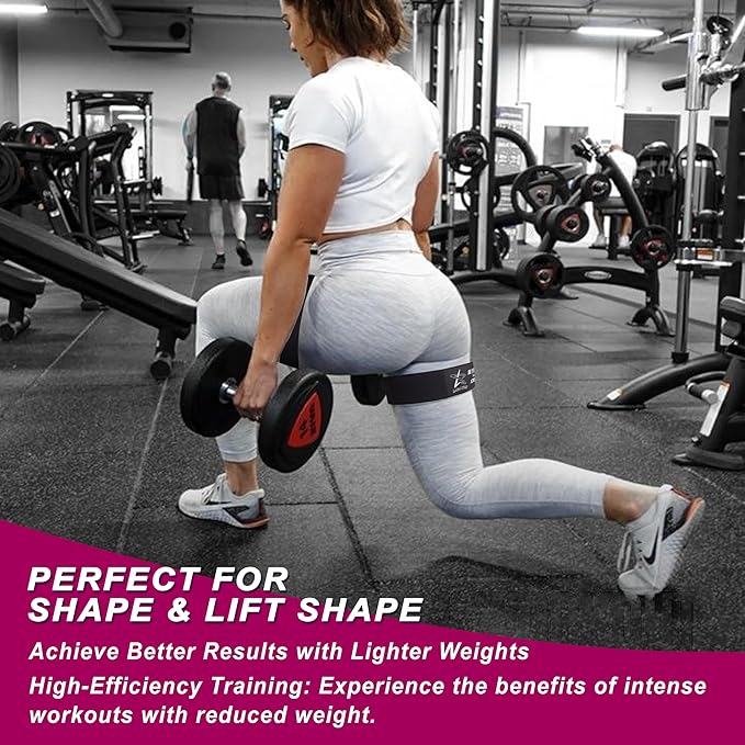 BFR Occlusion Bands for Women Glutes,Blood Flow Restriction Bands for Legs, Butt & Hip Building, Workouts, Best Fabric Resistance Bands for Squat Butt & Thigh