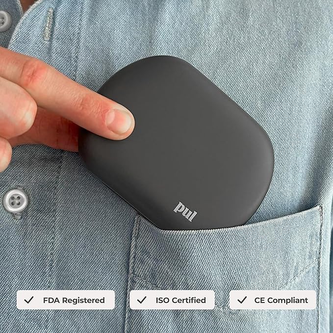 PUL Clear Aligner & Retainer Case | Compatible with Invisalign, Pul Tool, Retainers, Dentures, Mouthguards, Nightguards, & Floss Picks | Secure Magnetic Closure for Slim, Sleek Durable Design - Yellow