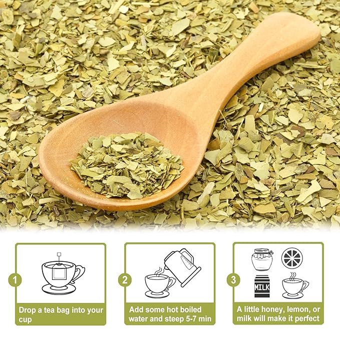 TEARELAE - Yerba Mate Tea - 3g x 50 Count - 100% Pure Unsmoked Yerba Mate Tea Bag - Country of Origin Argentina - Rich In Nutrients & Boost Energy-StrideForce Fitness
