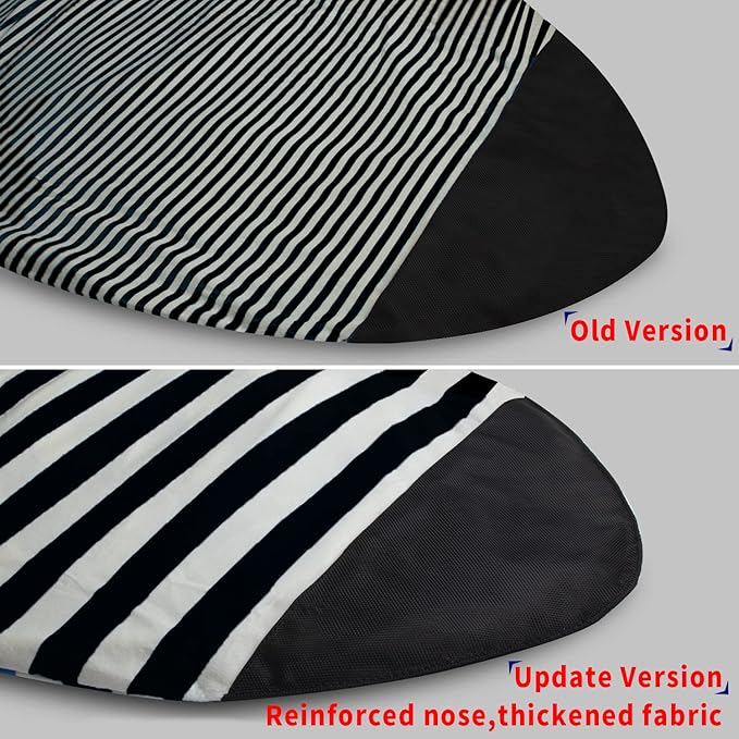 UCEDER Surfboard Sock Cover,Lightweight Stretch Board Bag for Sun Protection,Foldable Surfboard Sock Sleeve Perfect for Travel and Transportation-StrideForce Fitness