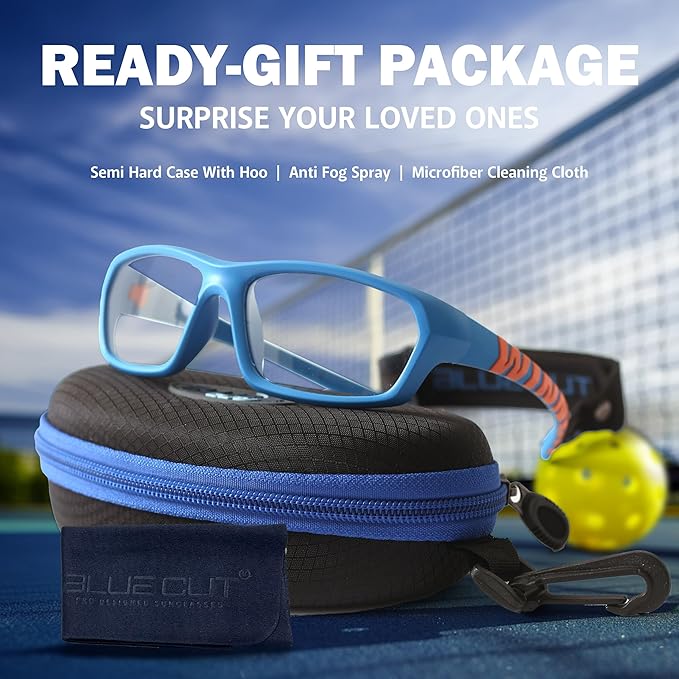BLUE CUT Sports Protection Goggles, Anti-Fog Lenses Safety Glasses for Basketball, Pickleball and All Outdoor Sports-StrideForce Fitness